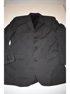 Banana Republic Mens 42L Charcoal Blazer Sport Coat Dress Jacket Business Formal